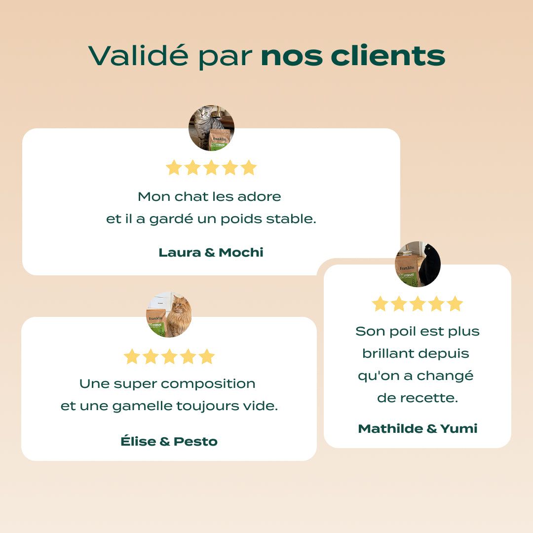 POULET, THON, SAUMON