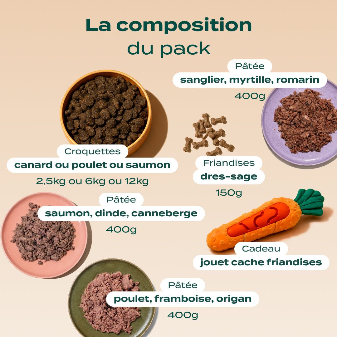 PACK DÉCOUVERTE CHIEN