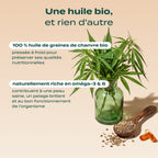 HUILE DE CHANVRE BIO